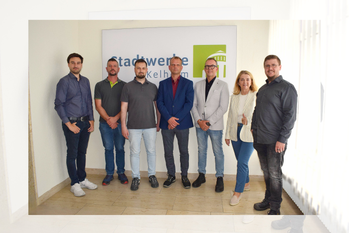 Gruppenbild, Team der Stadtwerke mit Auditoren