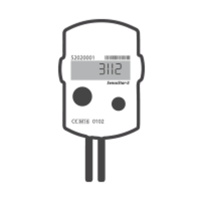 Icon eines Wärmezählers Icon eines Wärmezählers